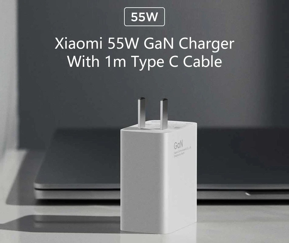 Xiaomi GaN 33W/55W/65W Charging Head Type-C Charging Cable Quick Power Adapter