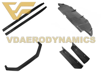

Suitable For 12-15 Subaru BRZ VAD-S Carbon Fiber Full Lip Kit - includes Front Rear Lip Side Skirts Aprons