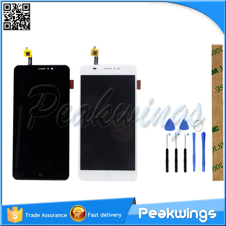 

100% Tested LCD Display For BQ 5525 Mobile BQ-5525 Practic BQ5525 LCD Display With Touch Screen Assembly