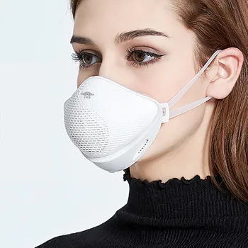 

New Children Electric Mask Outdoor Anti-haze Protective Dust Mask Reuseable Face Respirator Activated Carbon Filter Masque FL50