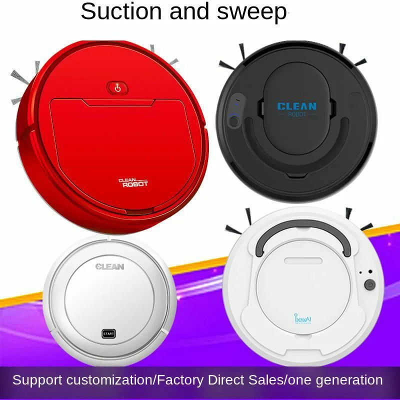 

Robot Vacuum Cleaner Sweep&Wet Mop Simultaneously For Hard Floors&Carpet Run 100mins Before Automatically Charge