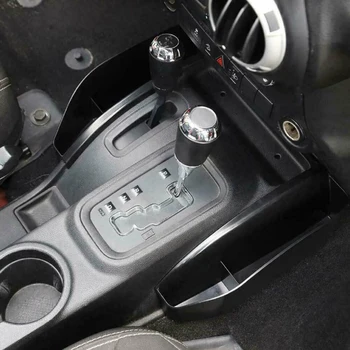 

Organizer Side Storage Box Interior ABS Tray Holder For Jeep Wrangler JK 2011-2017 Black