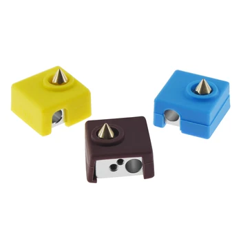 

3D Printer MK8 Protective Silicone Sock Cover Case for Ender 3 Heater Block of CR10,10S,S4,S5 Anet A8 MK7/MK8/MK9 Hotend