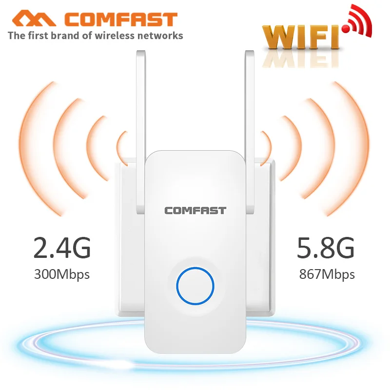 1200 Мбит/с беспроводной Wi Fi маршрутизатор wifi повторитель 5 ГГц усилитель