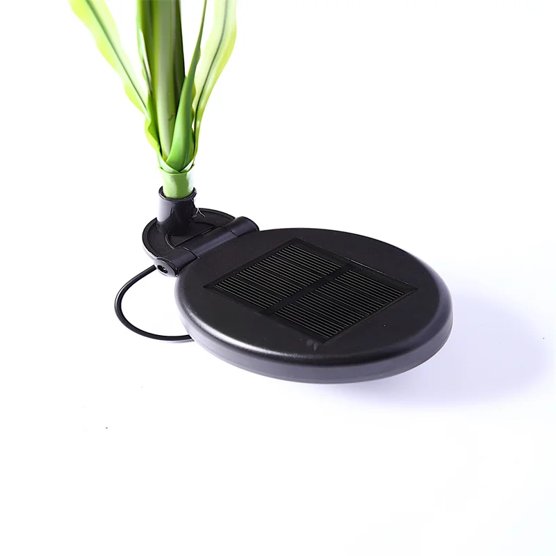 Lâmpada à Prova Água para Pátio Crisântemo Solar Plug-in Jardim Paisagem Dwaterproof Simulação Flor Gramado Estacas Decoração Led Luz 8 Luzes e Iluminação