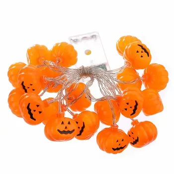 

LED Lantern Halloween Holiday Lights String Manual DIY Pumpkin Light String Battery Ins Style Decorative Light String