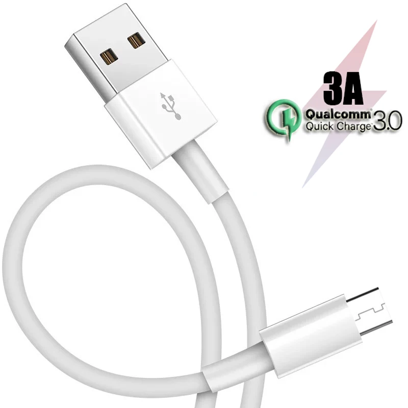 

Micro/Type C/8 Pin USB Cable Fast Charging Cable 0.5m 2m 3m USB C Quick Charge 3.0 Charger Phone Cable for iPhone Samsung Huawei