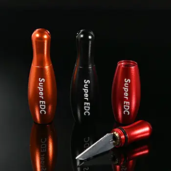 

Mini Cutting Tool Stainless Steel Multi-function EDC Portable Key Ring Pendant Tool Capsule Knife Tiny Cutting Keychain Cute