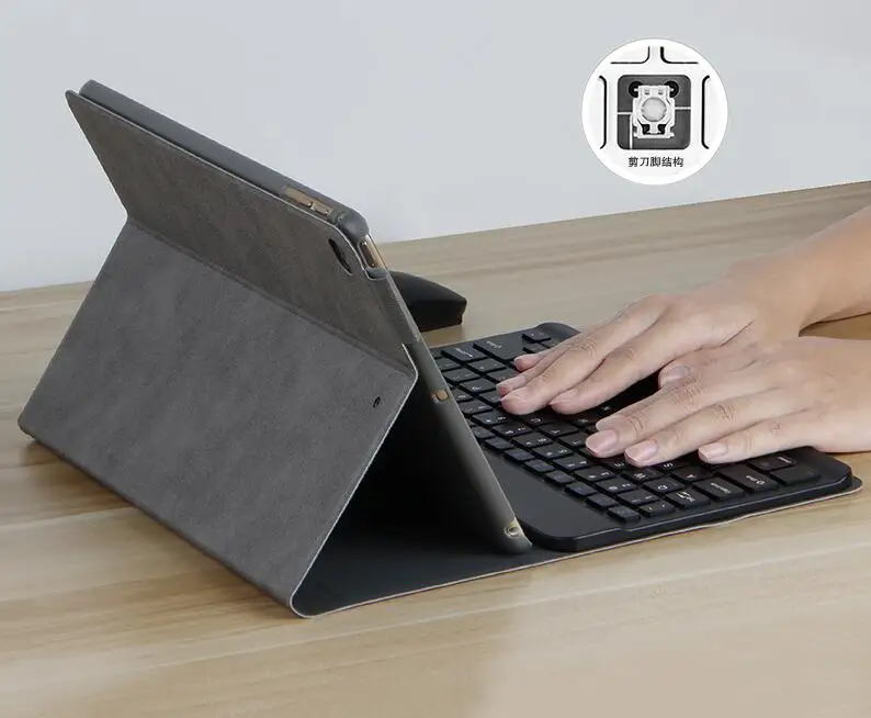 Беспроводная Bluetooth-клавиатура со светодиодной подсветильник кой Keybaord для IPad 10 2