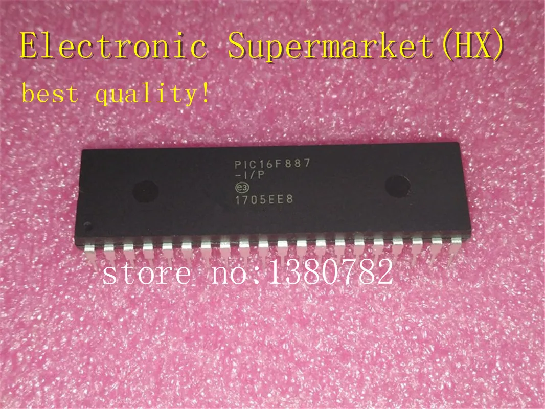 Бесплатная доставка 10 шт./лот Φ/P PIC16F887 DIP-40 новая Оригинальная идентификация! |