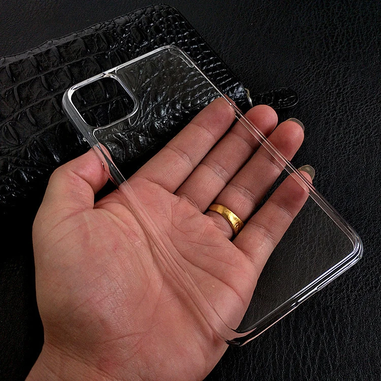 500 шт Ультра тонкий пластиковый жесткий прозрачный чехол из поликарбоната для iPhone 11 Pro Max XS XR X 8 7 6 6S Plus 5 Чехол прозрачный Кристальный чехол
