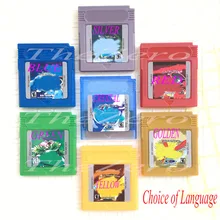 Многоязычные языки видеоигры для 16 бит картридж игровой консоли карты серии P bluegreensilvercrystal кристаллический redgolden версия