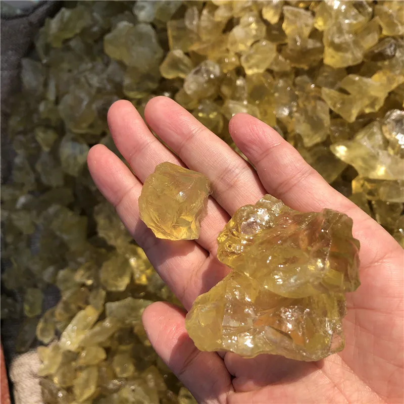 Natural Citrine Stone Yellow Quartz Crystal Rough Bulk Gemstone Healing Natural Stones Minerals Specimen Aliexpress Home Garden