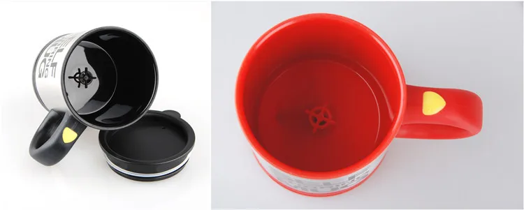 Self-Stirring Coffee Mug with 16oz Capacity - No Battery Required