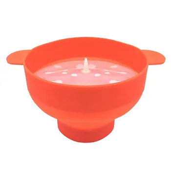 

Silicone Popcorn Bowl Microwave Oven Folding Popcorn Bucket High Temperature Large With Lid Silicone Bucket Popcorn Bowl