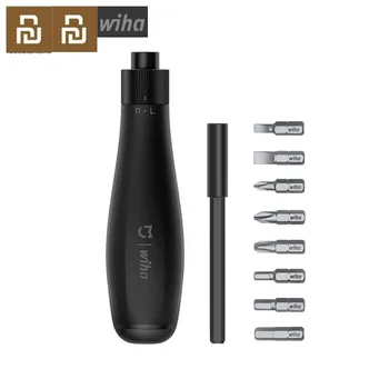 

Xiaomi Wiha Screwdriver 8in1 Ratchet Screwdriver Home High Precision Bite Cartridges Screwdriver Repair Tools