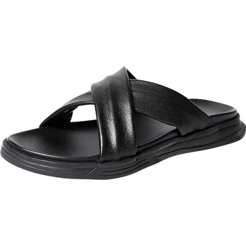 

Summer Mens Slippers Fashion Soft Bottom Sandals Men Beach Shoes male Flip Flops casual Shoes beach outdoor anti-skid spring