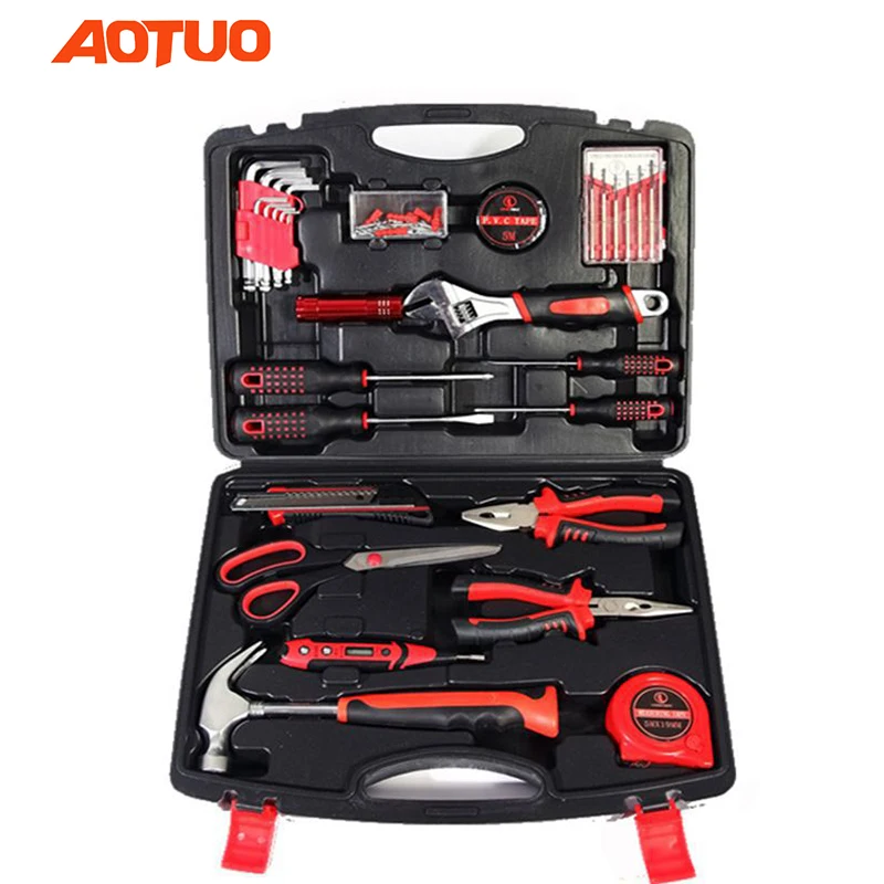 

Aotuo Manual Tool Set Universal Screwdriver Wrench Home Service Tool Car Kit