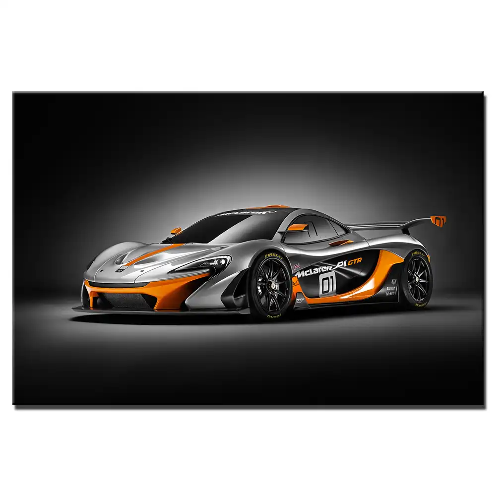Mclaren P1 Supercar Poster Canvas Print For Home Decor Wall Art