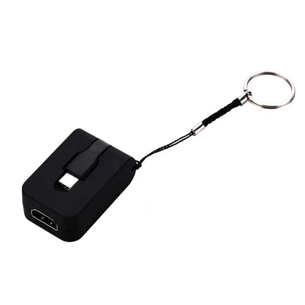 Зарядные устройства адаптер Sams ung type-C к HDMI Mini 4K HD адаптер для Huaw ei переносной брелок для ключей адаптер Универсальный Быстрый Chargering-L819