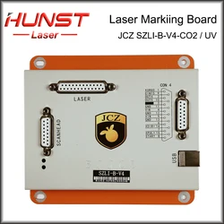 Hunst original bjjcz SZLI B V4 controlador a laser co2 ezcad cartão de controle placa mãe 32/64 bit sistema para uv máquina marcação a laser