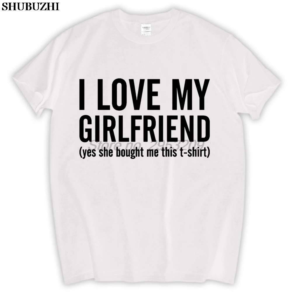 Повторяющийся I Love My Girlfriend да .. Забавная футболка для девочек GF Boyfriend подарок