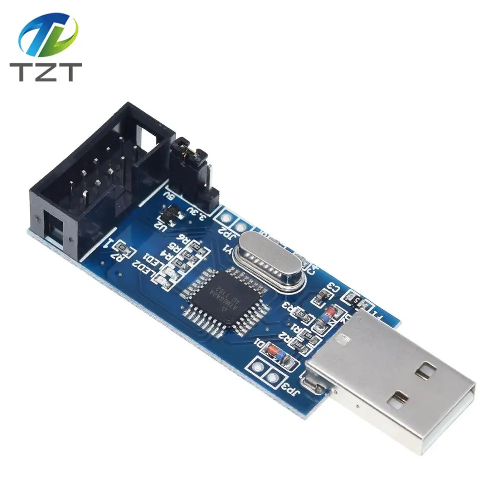 USBASP USB AVR программатор ATMEGA8 ATMEGA128 Поддержка Win7 64K|avr programmer|usb 128 |