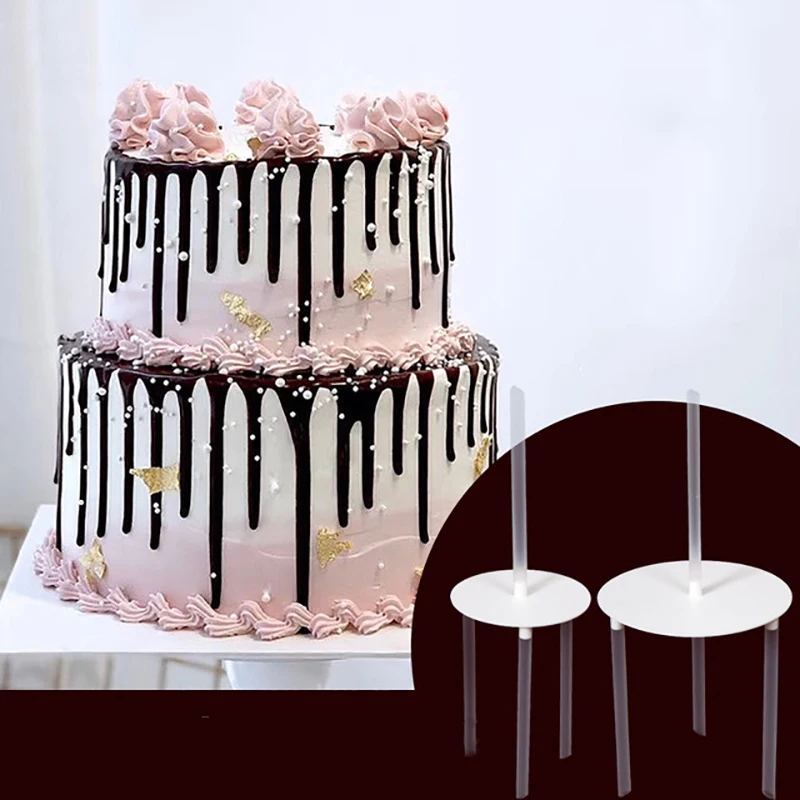 

1Pcs 6/8inch Multi-layer Cake Piling Bracket With Round Spacer Support Frame Cake Stands Kitchen DIY Dessert Making Decor Tools