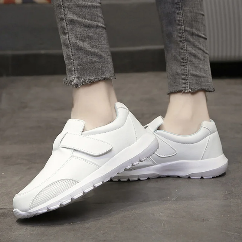 

Women's Autumn Vulcanized Women Hook Loop Flat Platform Ladies Breathable Sneaker Woman Casual Comfortable Shoes Female Fashion