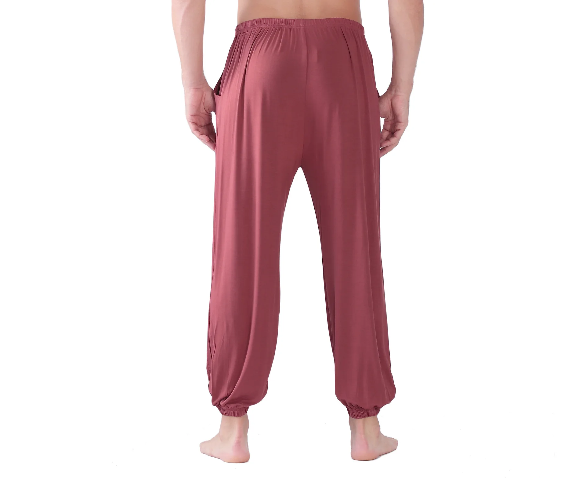 cotton pajama pants Fdfklak 2020 Spring Autumn New Sleep Pants Plus Size 3XL-6XL Men's Pajama Pants Lounge Wear Light/Deep Gray Pijama Casal best silk pajamas
