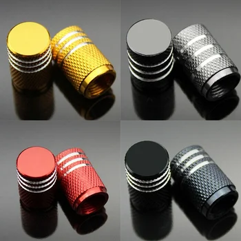 

4pcs Car Tire Valve Stem Caps Bolt-in Aluminum Theftproof valve Caps Car Wheel Tires Valves Tyre Stem Air Caps