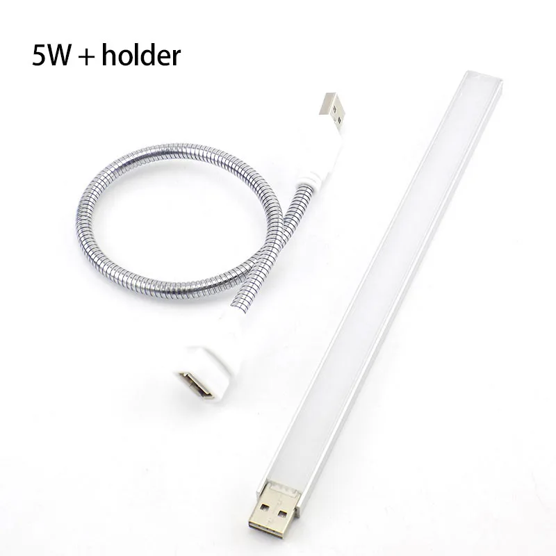 3W lamp with neck USB мощность DC 5 В светодиодный светильник для выращивания растений, лампы для выращивания растений, Настольный светильник для выращивания растений красного и синего цвета, лампы для выращивания растений, фитолампа для теплицы - Испускаемый цвет: 3W lamp with neck