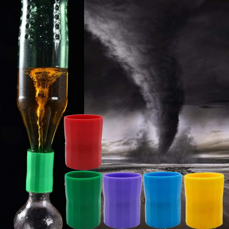 Conector de botella de vórtice tubo conector de Tornado para probar y probar el regalo de cumpleaños especial de juguete para niños
