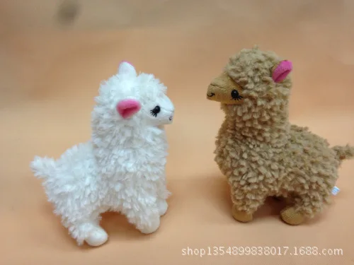 Япония продает Meng милая Трава грязи лошадь Альпака лошадь бог лошадь мифические создания плюшевые игрушки