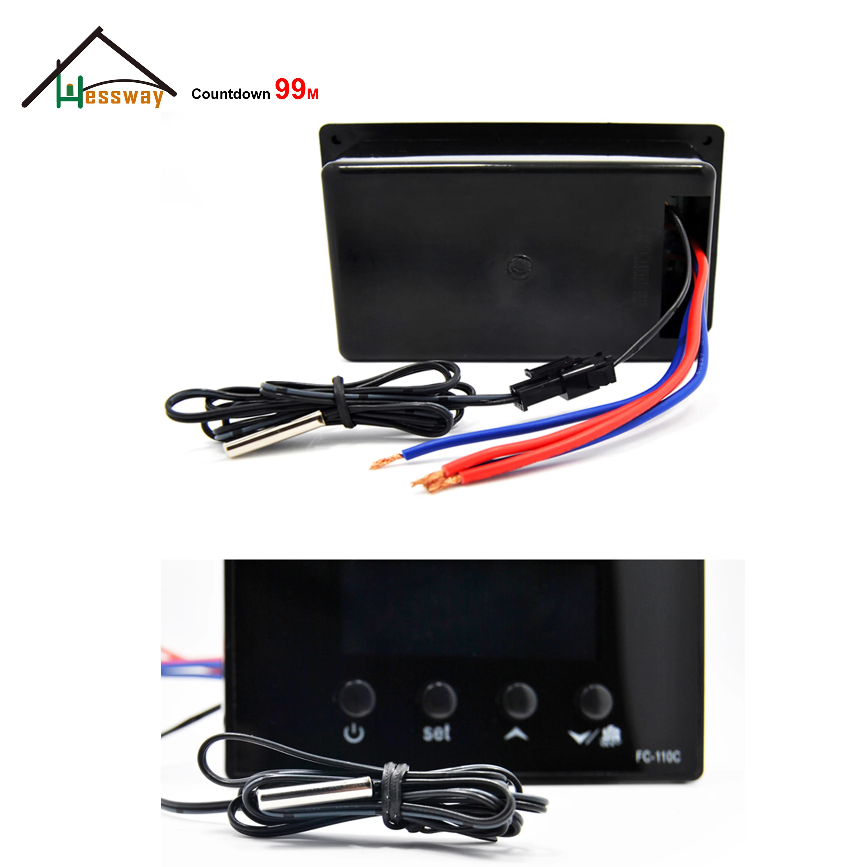 Digital LCD Mini Sauna Room Temperature Controller with Foot Spa 6
