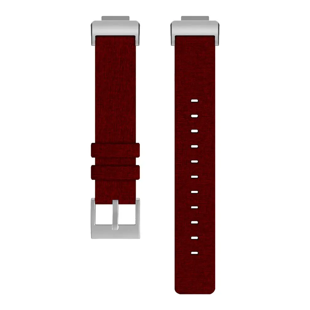 

Canvas Textile Belt Monochrome Nylon Bracelet Metal Buckle Wristband Monitoring Heart Rate Bracelets