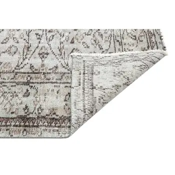 

Handmade Gray Vintage Overdyed Turkish Area Rug 193x265 Cm-6'4''X8'8''