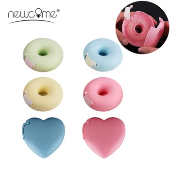 

NEWCOME Eyelash Extension Tape Cutter Round/Heart Cutter Dispenser Adhesive Tape Holder Grafting Eyelash Plastic Tapes Cutting