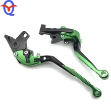 CNC складные удлиняющиеся рычаги тормоза мотоцикла сцепления для Kawasaki ZRX1100/1200 ZZR1200 ZG1000 CONCOURS ZX9 ZX7R/ZX7RR