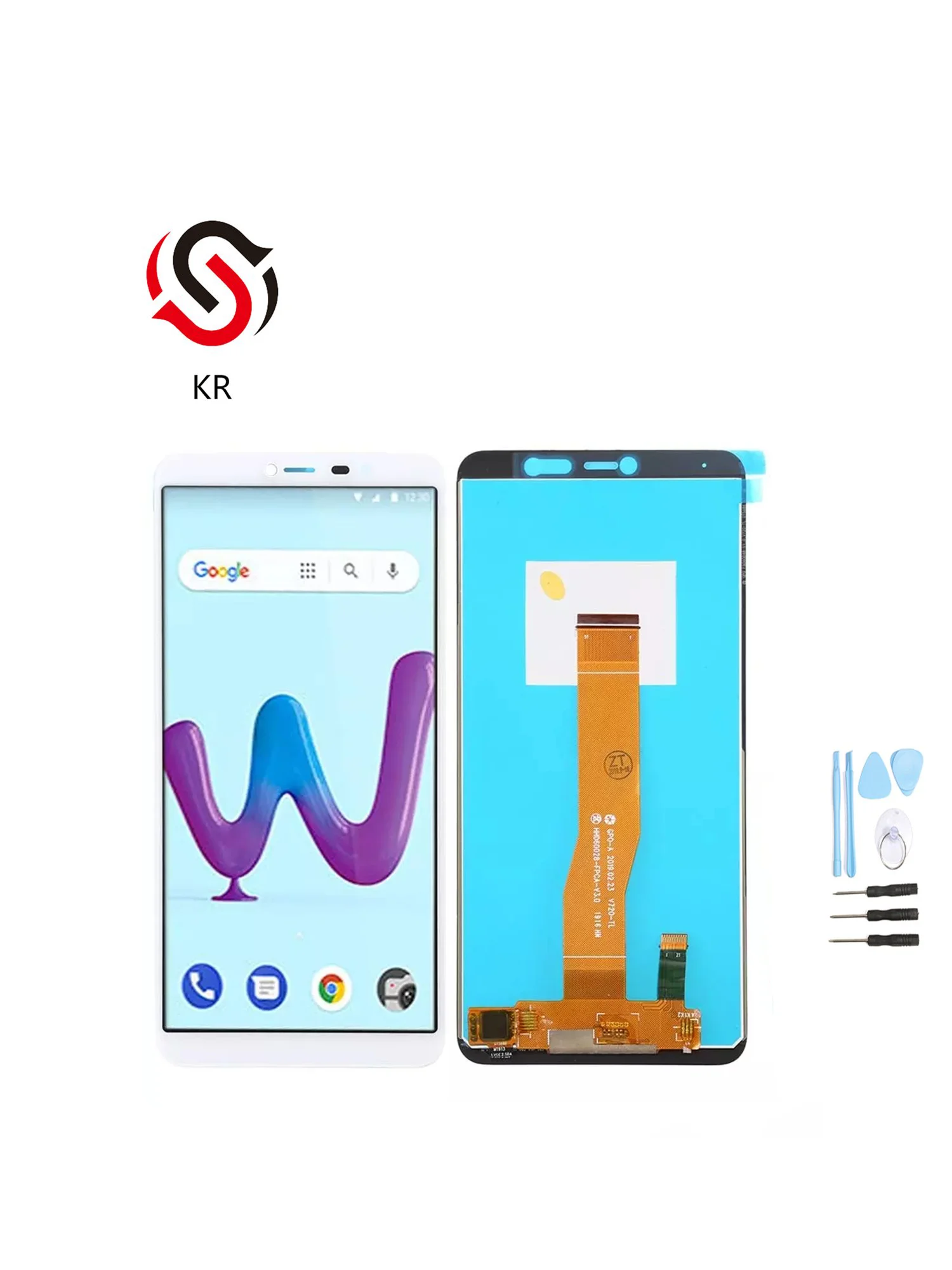 

5.99''For Wiko Y80 LCD Display+Touch Screen Digitizer Assembly Repair For Wiko Y80 LCD Display Parts With Tools And +Adhesive