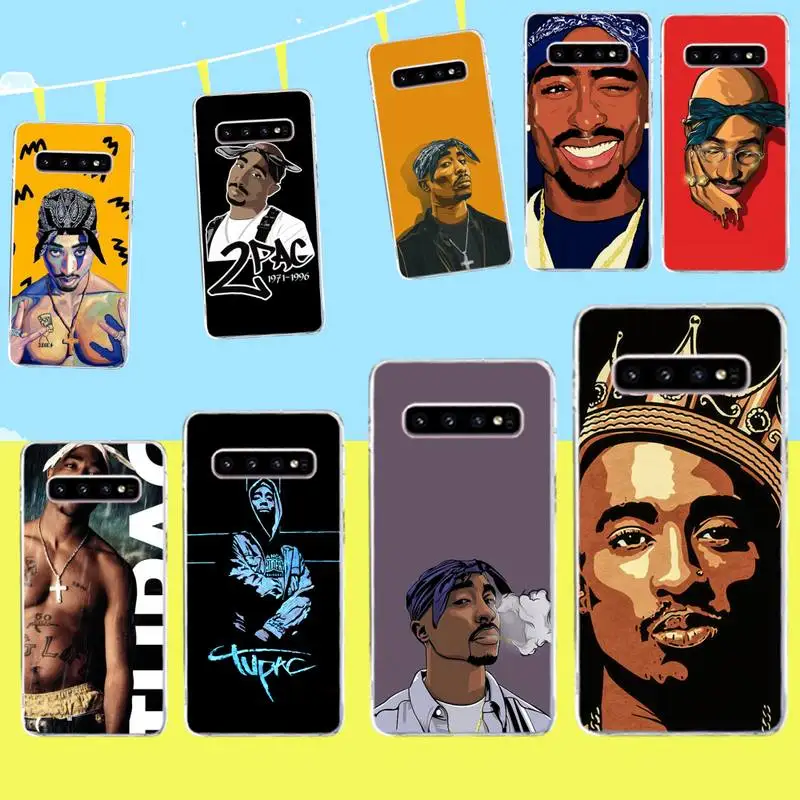 Рэппер 2pac Тупак чехол для телефона Samsung S9 plus S5 S6 S7 edge S8 S10 plus|Бамперы| |