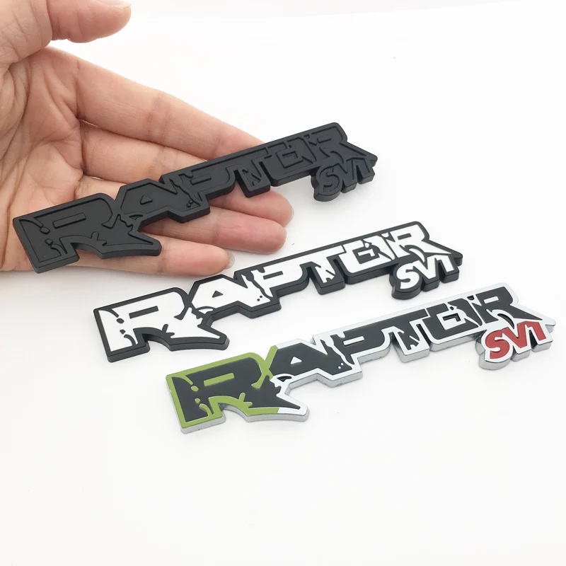Креативный 3D металлический стикер для автомобиля логотип Raptor SVT эмблема наклейка