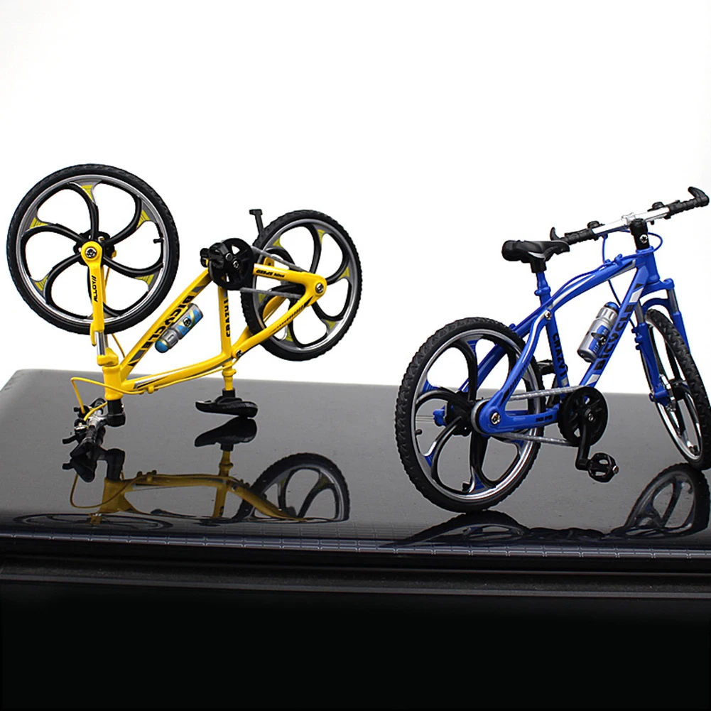 1:10 мини металлический гоночный велосипед Модель велосипед ремесло детская игрушка Коллекция стол декор мини палец велосипед игрушка Лучшие продажи дропшиппинг Ne