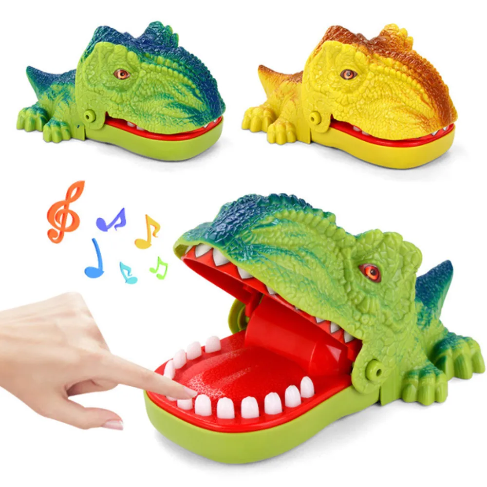 恐竜クレイジーかむ手指のおもちゃ面白いサウンドパーティーゲーム家族 Gags Practical Jokes Aliexpress