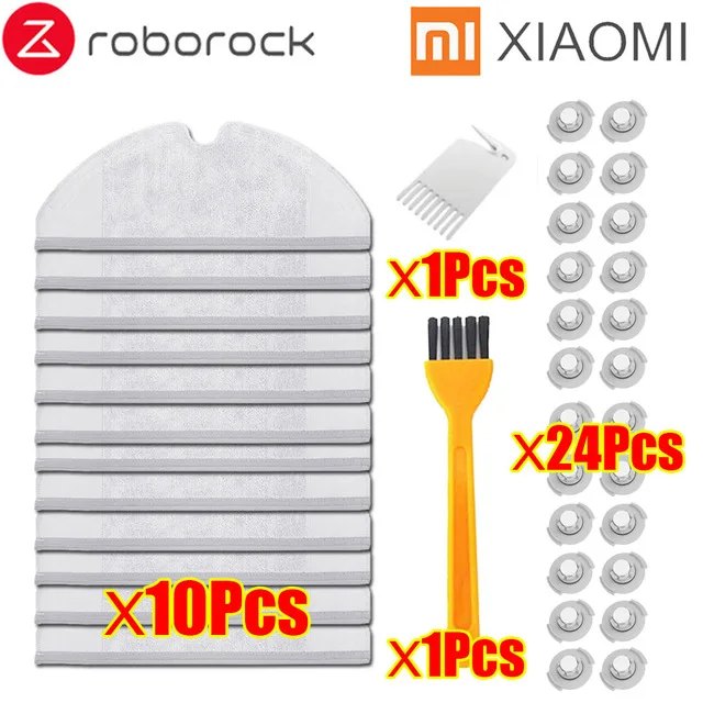 6 Для Xiaomi Roborock S50 S51 S5 S55 робот-пылесос 2 запасных части наборы для уборки для ткани, сухая влажная уборка резервуар для воды фильтр - Цвет: 6
