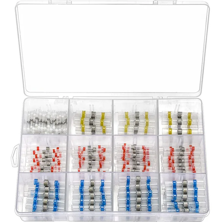 

500PCS heat shrinkable waterproof solder ring boxed terminal solder heat shrinkable terminals