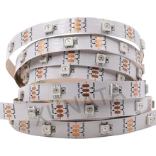 Модифицируемая WS2812B Светодиодная лента SMD5050 60 светодиодов/м