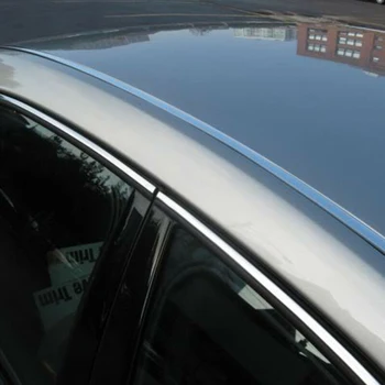 

Chrome Trim Molding Car Door Side Tailgate Decorate Strip Silver 10Feet Soft PVC Chrome Exterior Parts