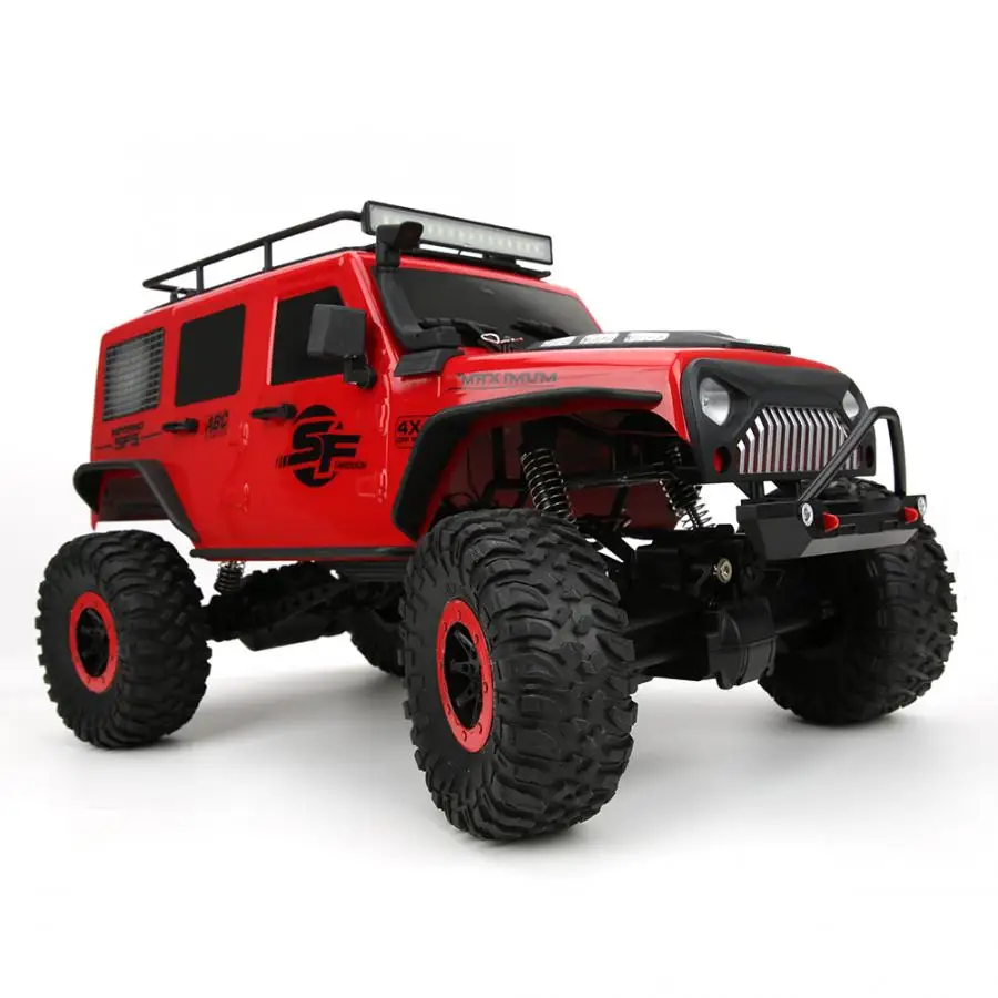 

1/10 Scale 2.4GHz Rechargeable 4WD Crawler RC Car Model Toy off-road climbing car with LED Light 104311