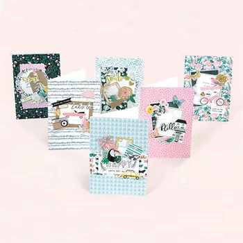 

Flower Greeting Card Making Material Set For Kids Craft 6 Gift Cards Kit